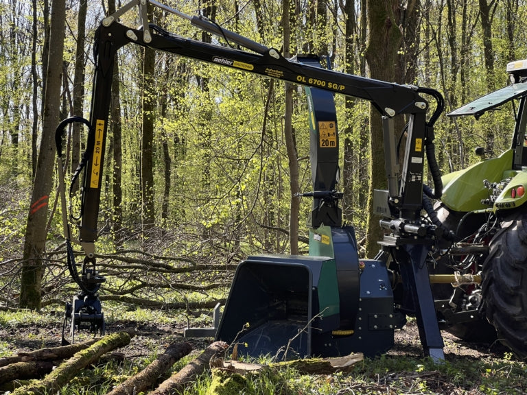 Kranen voor houtwagens